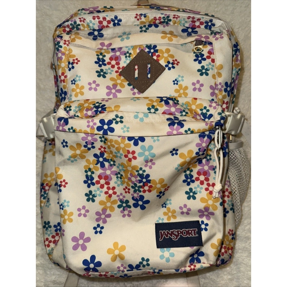 JANSPORT Main Campus 32L Large Floral Backpack Laptop School College